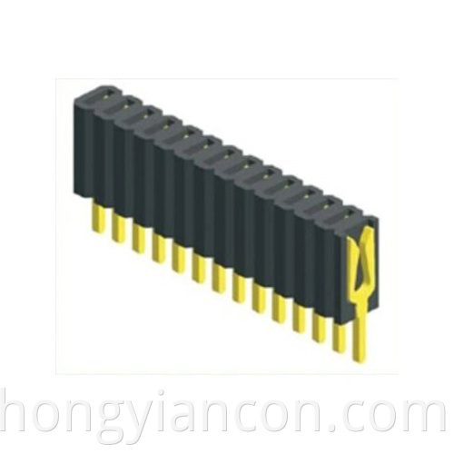 1 27mm Single Row Straight Type Female Connector